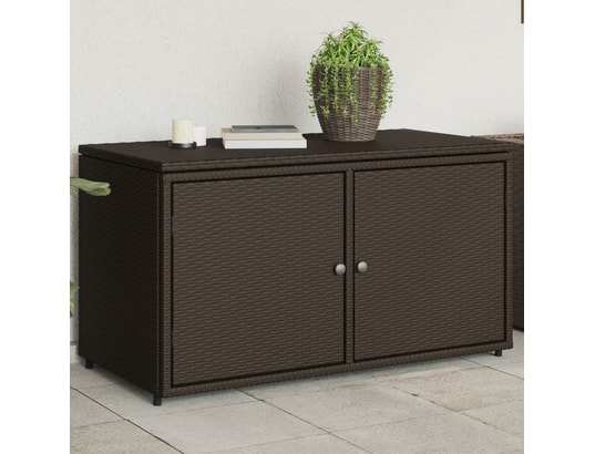 VIDAXL - Armoire de jardin Armoire de rangement jardin marron 110x55x60,5cm résine tres...