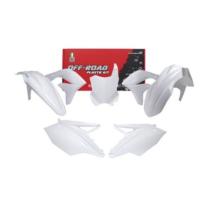 Kit plastiques R-tech Kawasaki Blanc - Blanc