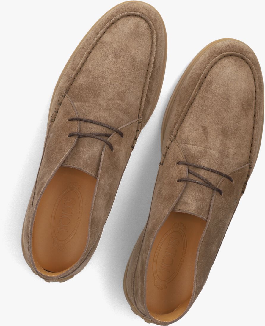 taupe tod's veterschoenen polacco gomma 78l