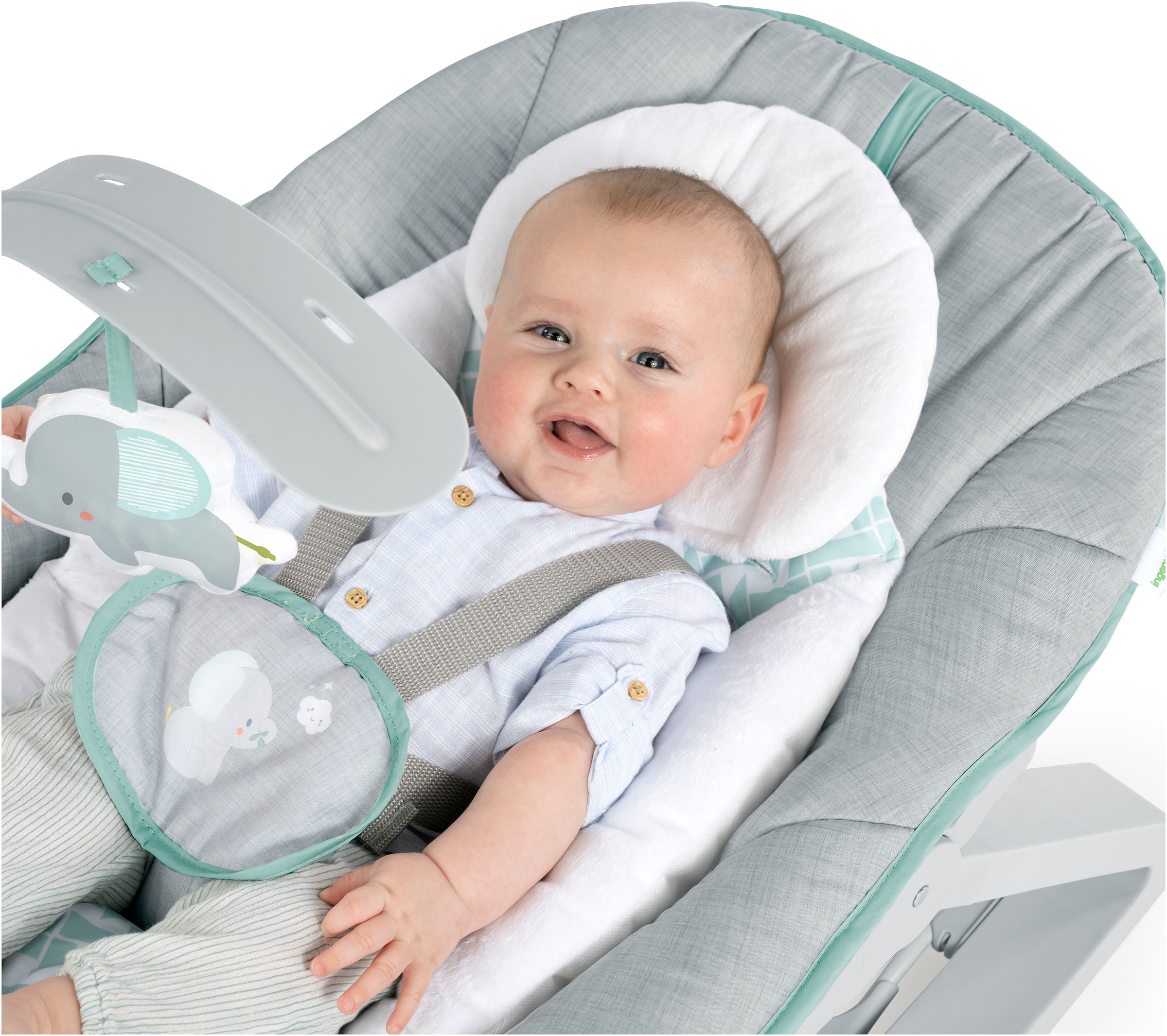 ingenuity Babywippe »Keep Cozy, Weaver« bis 18 kg mit abnehmbarem Hängespielzeug