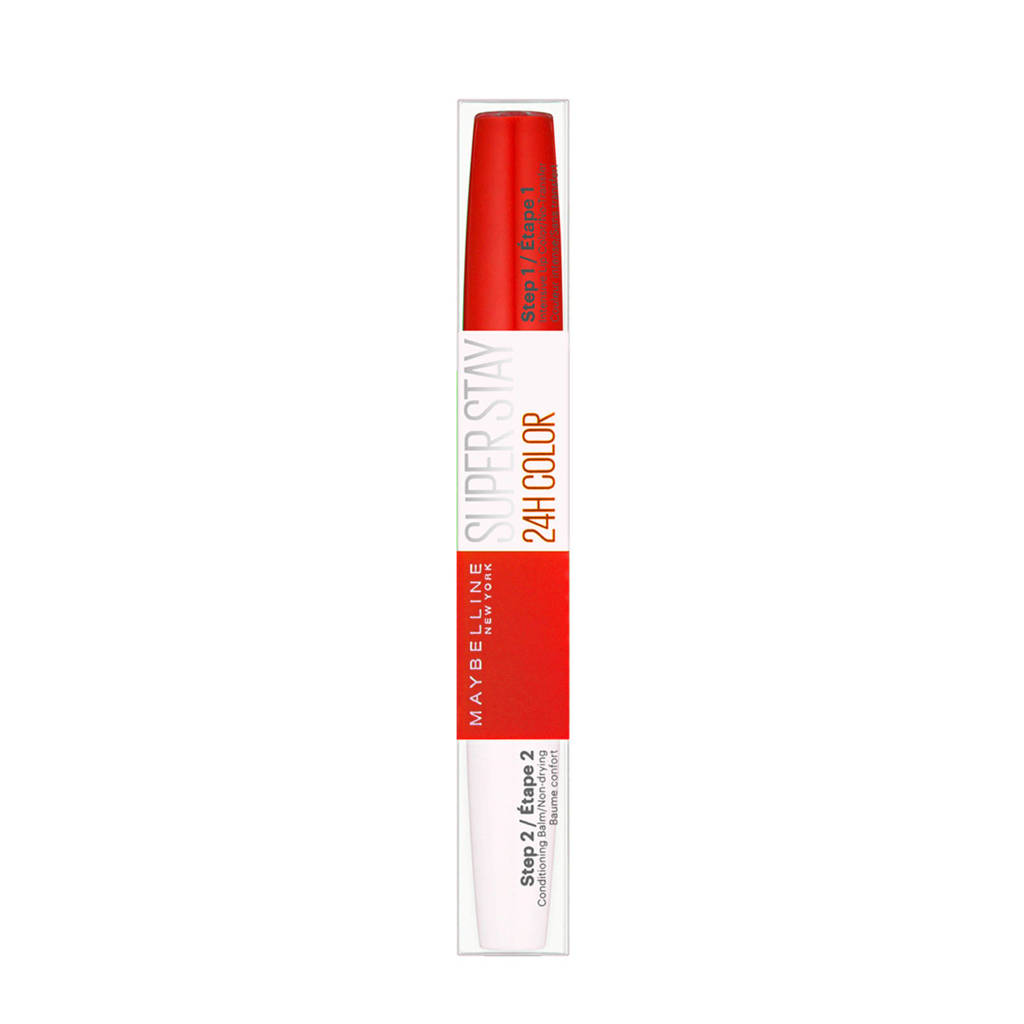 kleur is veel donkerder.SuperStay 24HRS lippenstift - 542 Cherry Pie