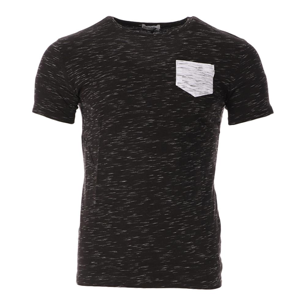 Paname Brothers T-shirt Noir Chiné Homme Paname Brothers