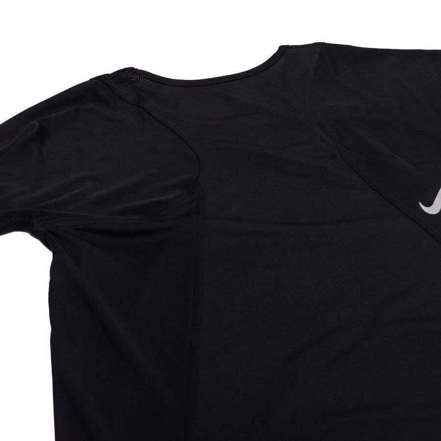 Nike T-shirt Running Dri-FIT Race - Noir/Argenté Femme