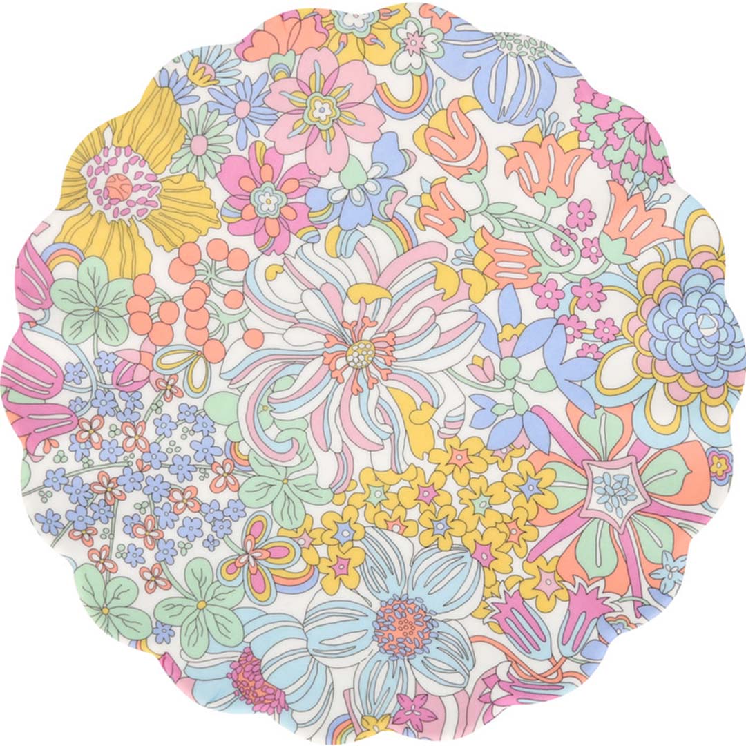 Meri meri bord herbruikbaar liberty - rainbow garden - small