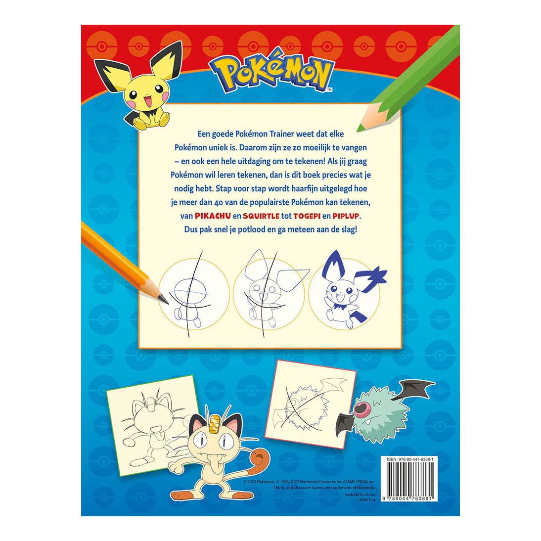 Pokémon - Stap voor Stap Leren Tekenen Hobbyboek