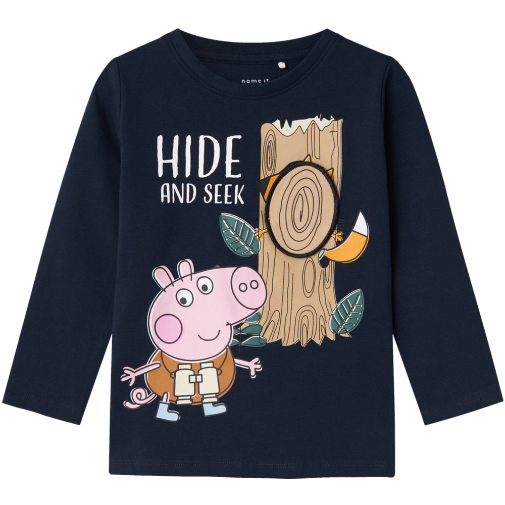 Køb Name It Dark Sapphire Osgar Peppa Pig Regular Bluse