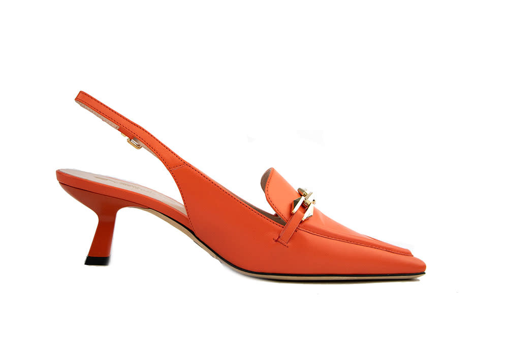 Eva Luna Slingback Arancia Nappa