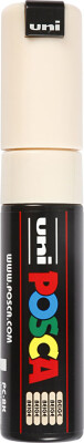 Posca Tusch - Nr. Pc-8K - Tykkelse 8 MM - Beige
