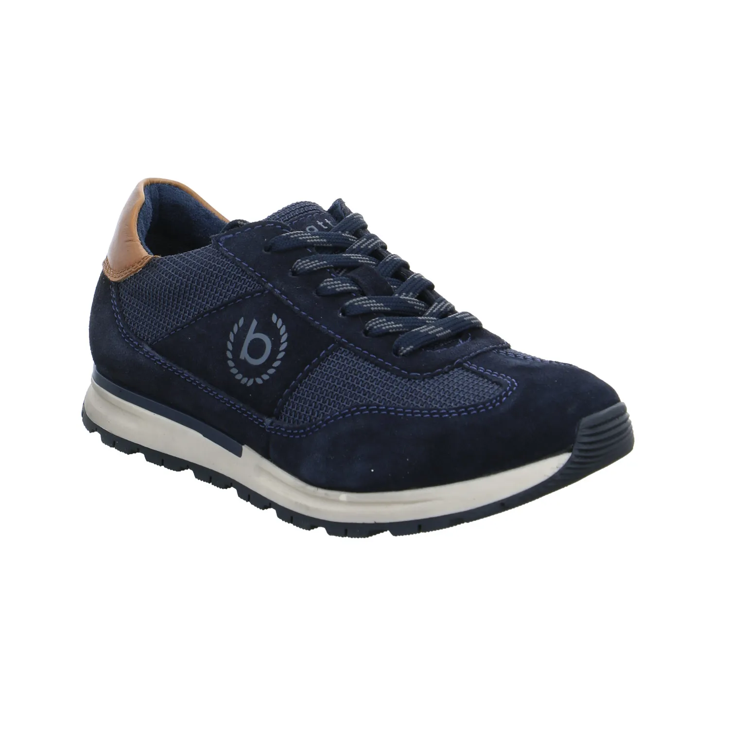 BUGATTI SHOES Halbschuhe Sneaker Blau Leder