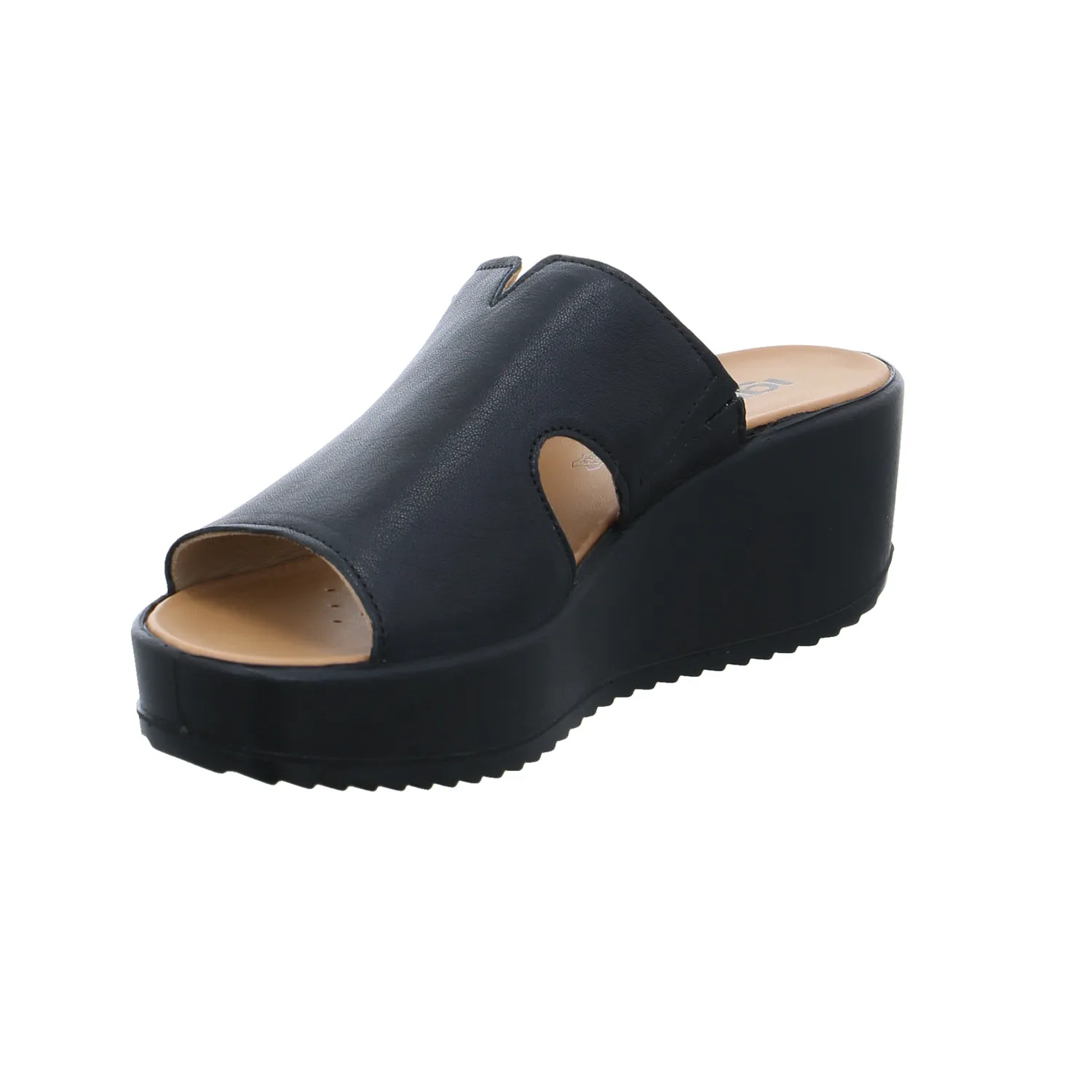 IGI & CO Pantolette Schwarz Leder