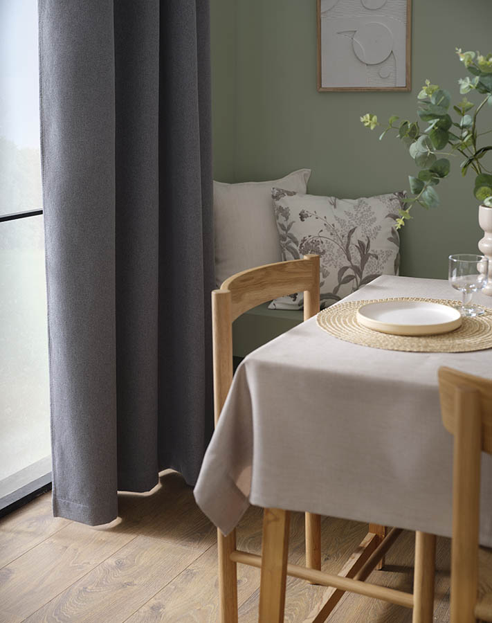 Tika lystett gardin 135x160 gråmelert