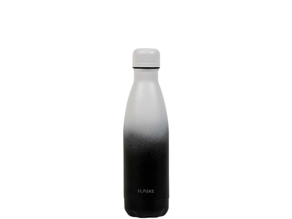 Flaske 500 ml  rvs drinkfles - gradient mono