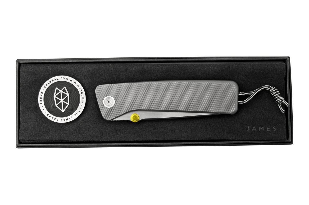 The James Brand The Barnes Grey Titanium KN114112-00 zakmes