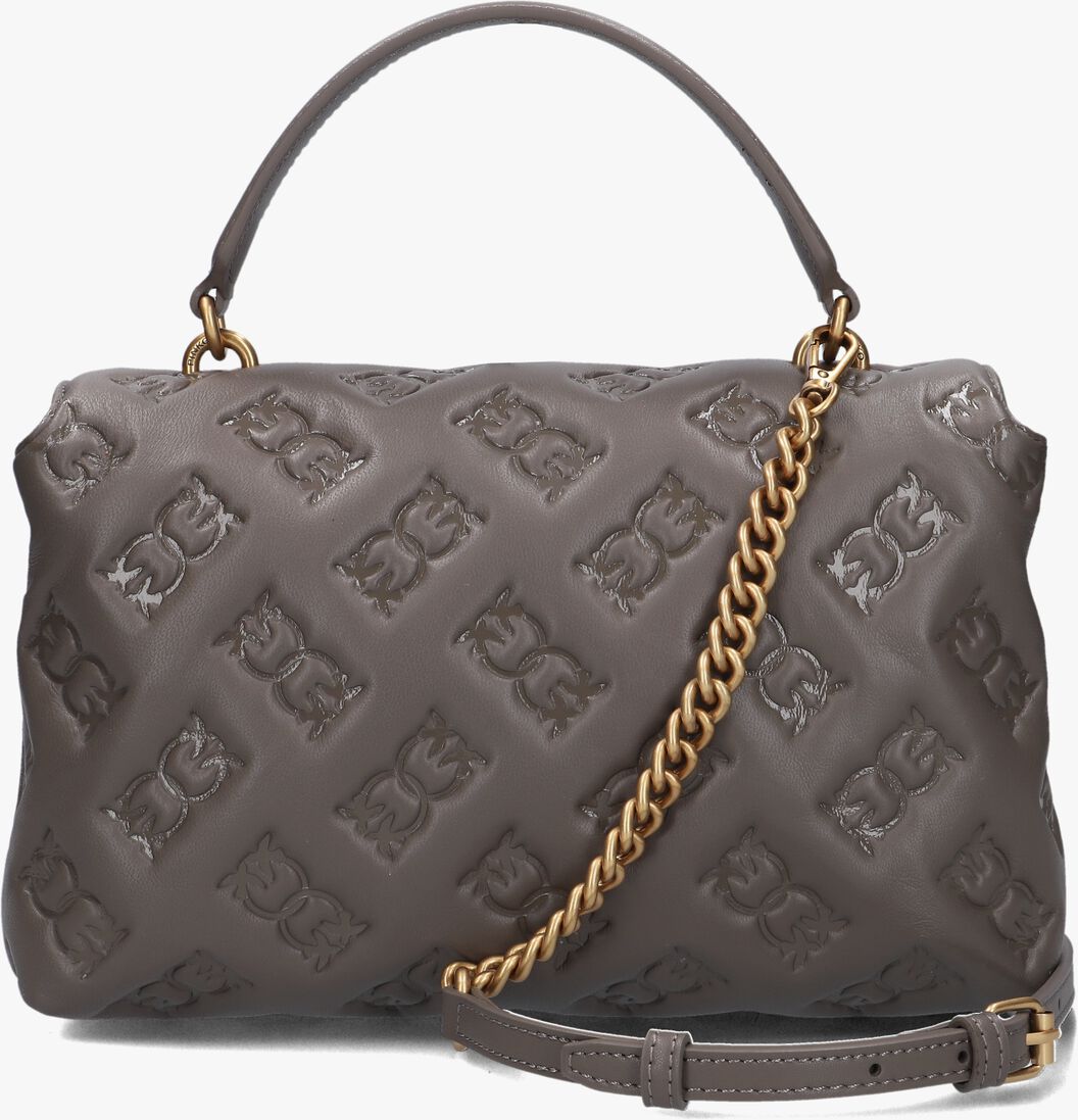 taupe pinko schoudertas love lady puff