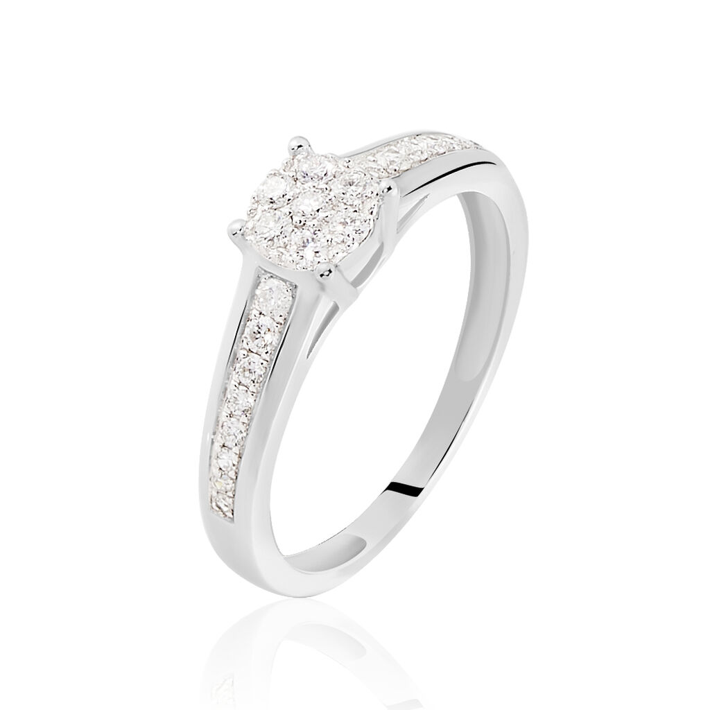 Bague Celia Or Blanc Diamant