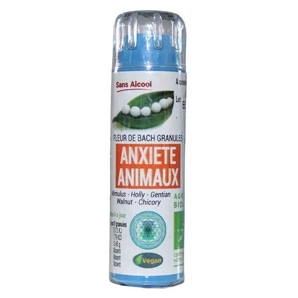 Kosmeo Bach Flower Complex 0% Álcool Ansiedade em Animais Orgânico 120 grânulos