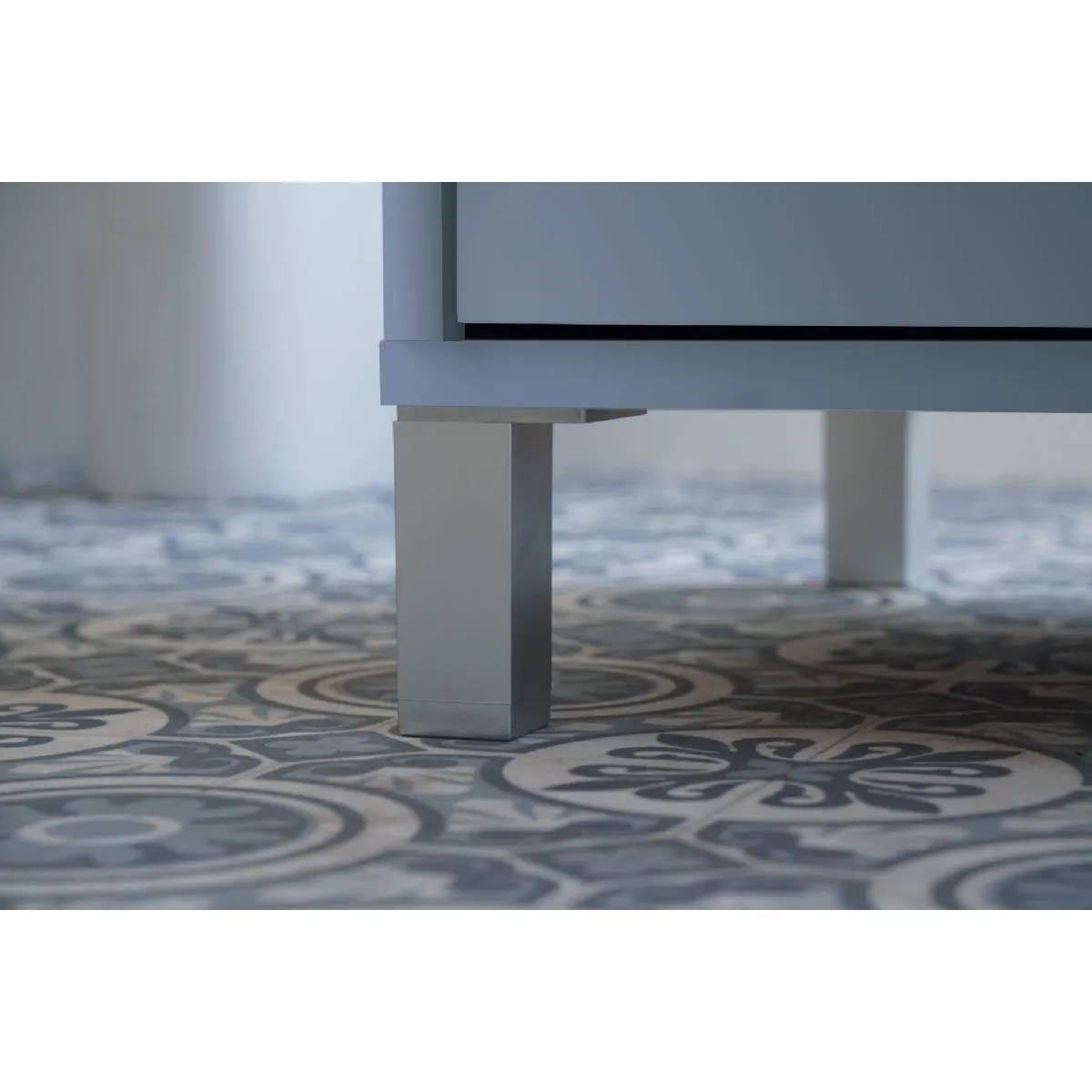 Pegane Meuble salle de bain bleu azur 81x47x88cm