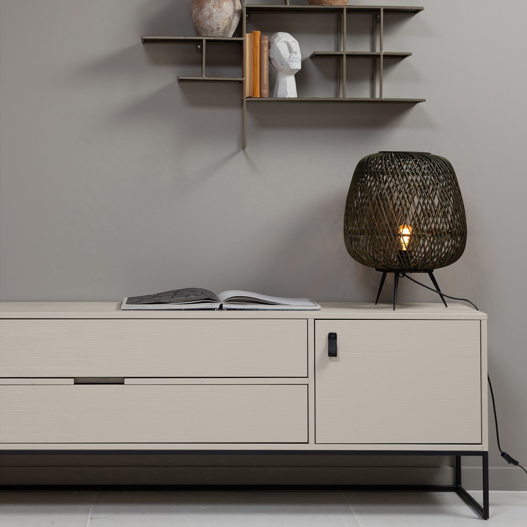 WOOOD Silas Tv-meubel B 180 cm - Dust