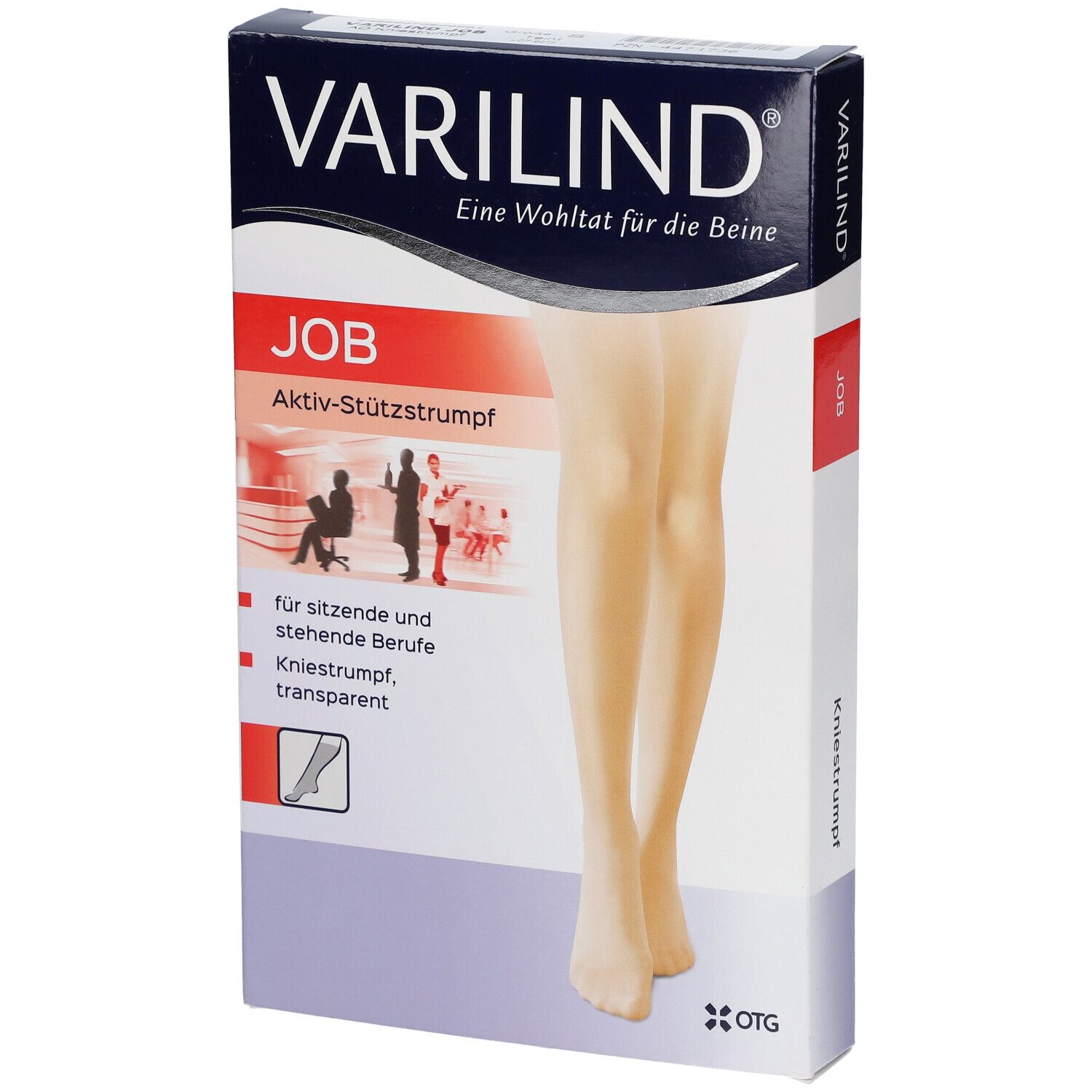 VARILIND® Job Kniestrümpfe 100 DEN teint Gr. S (37,5-40)