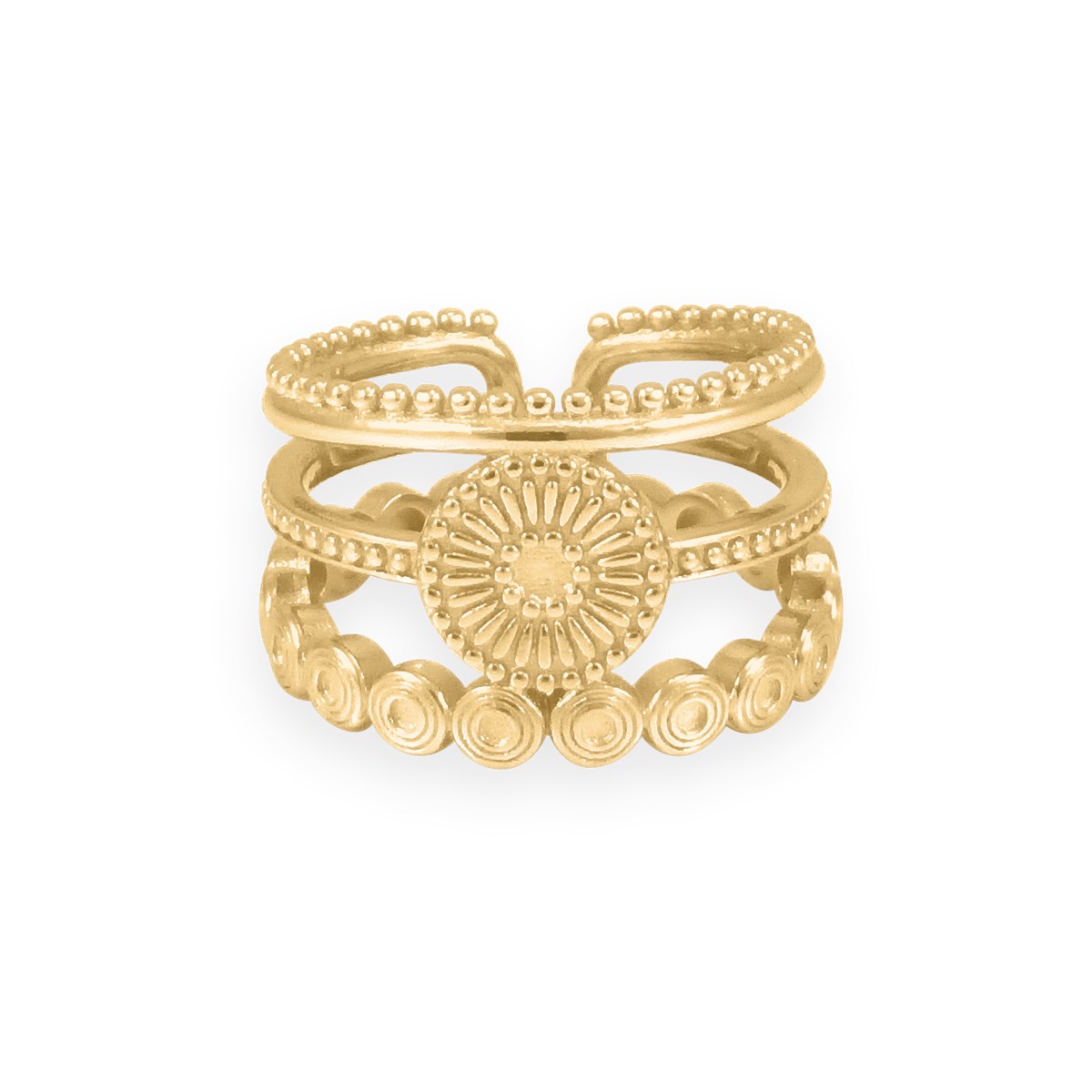 Bague plaquée or