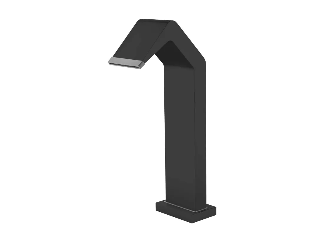 Cascade de piscine Niagara en Acier Inox.S316 Noir Mat - Corps 150x55mm - H.54cm - Garantie 10 ans - POOL IMEX