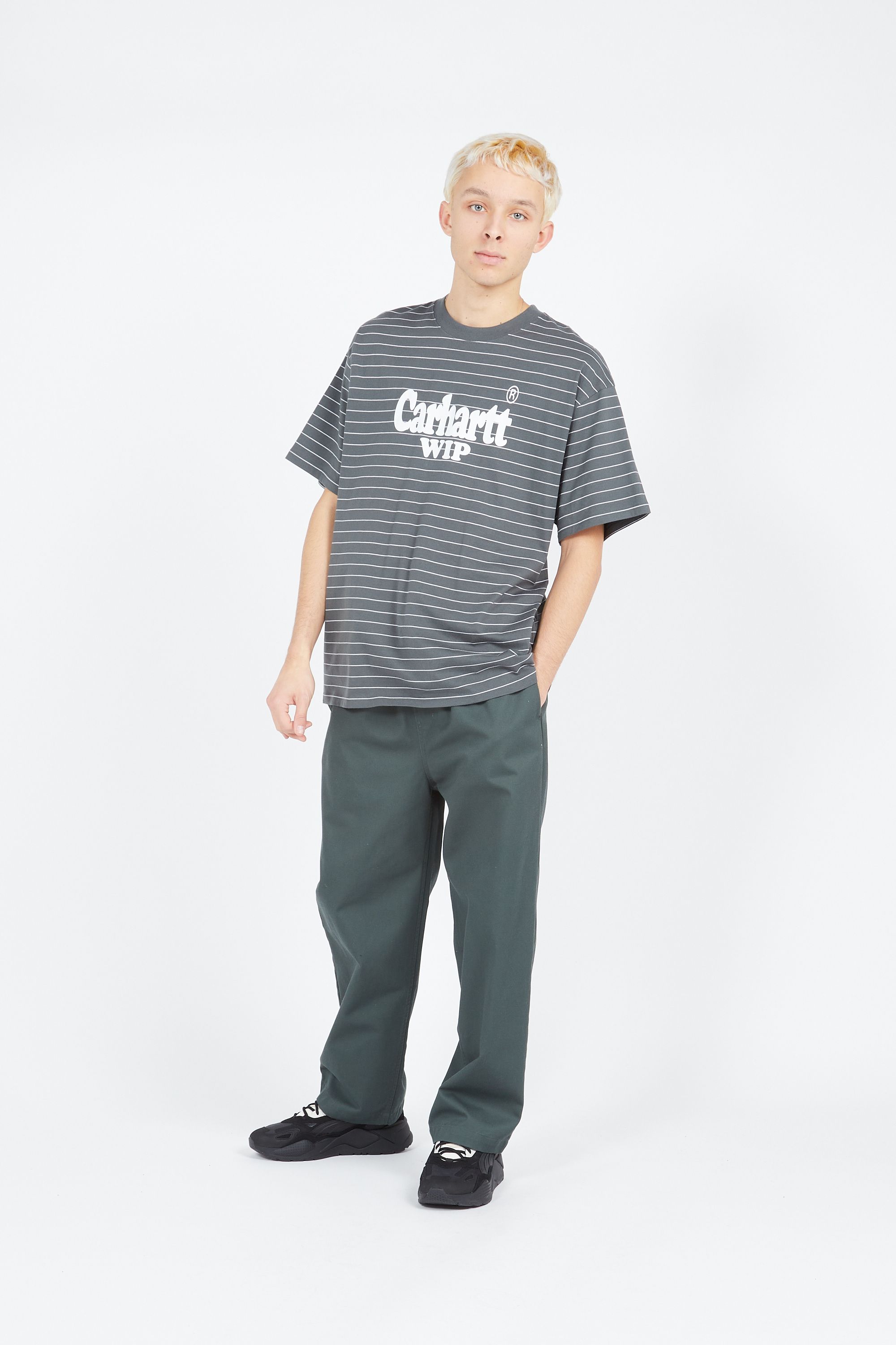 CARHARTT WIP T-shirt S/S Orlean Spree T-Shirt Vert