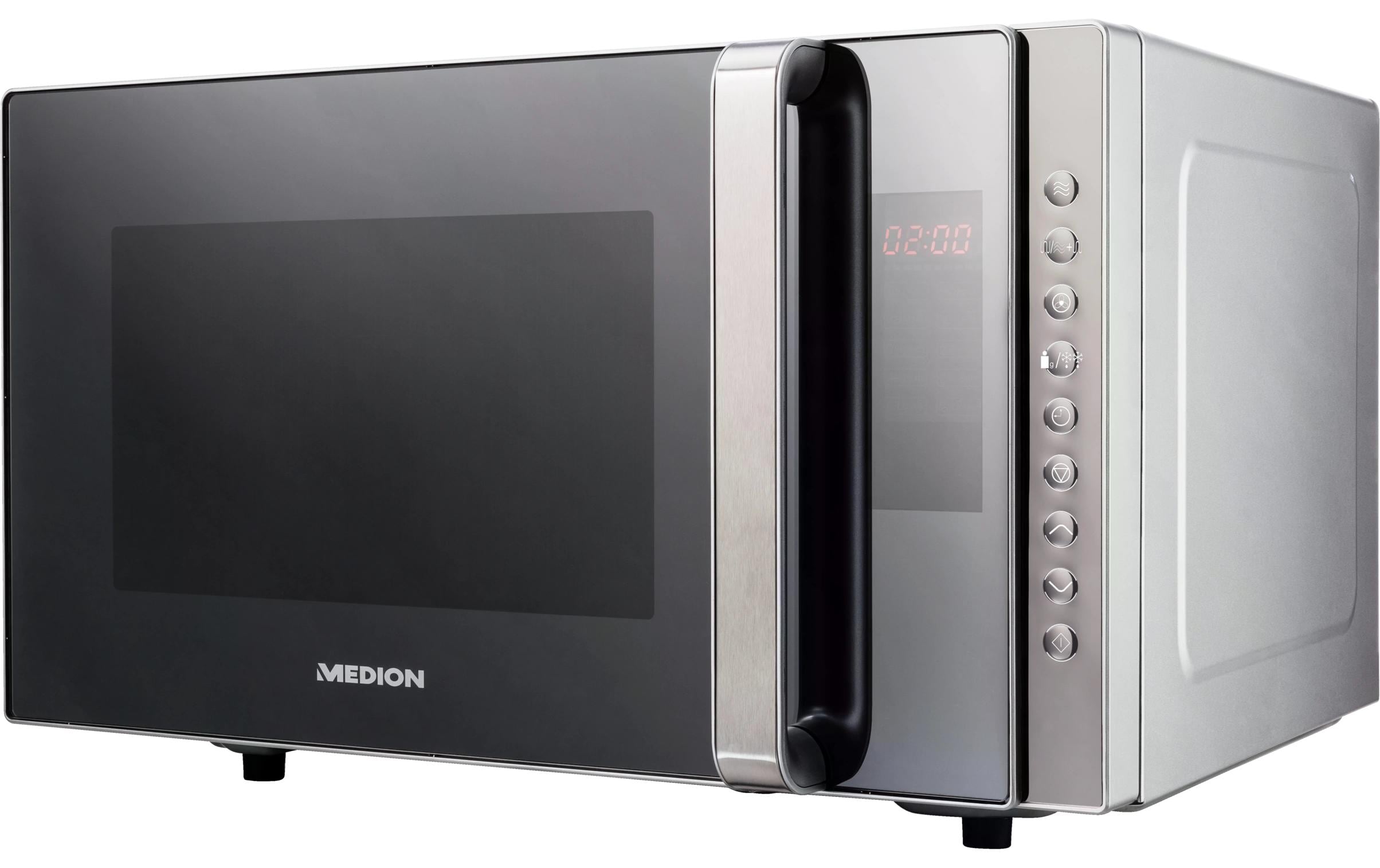 Mikrowelle mit Grill MD 17495 Grau<br>Kombination aus Mikrowelle, Grill und Ofen
