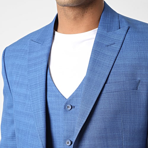 Ensemble Costume 3 Pièces Bleu