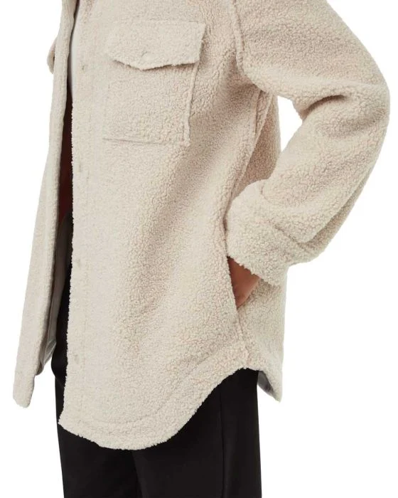 Recycled Boucle Fleece Jacket Women damejakke