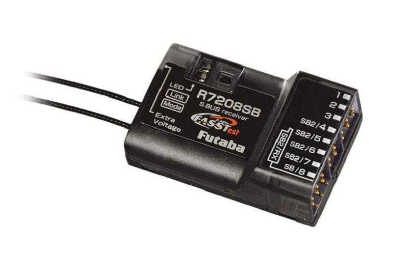 Empfänger R7208SB 8-Kanal 2.4 GHz FASSTest<br>S.Bus fähiger FASSTest Empfänger