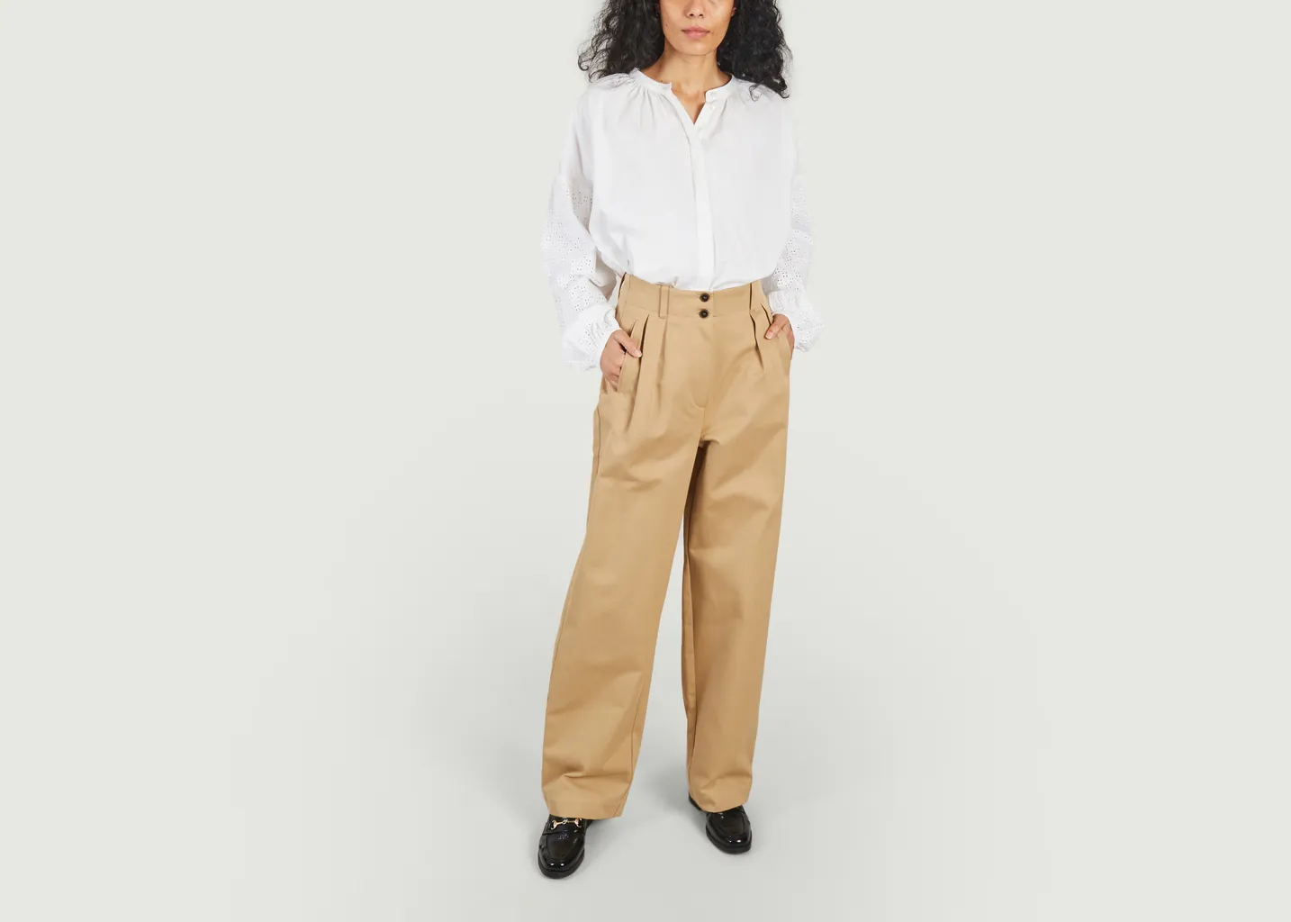 Chemise avec broderie anglaise Ava Skall Studio