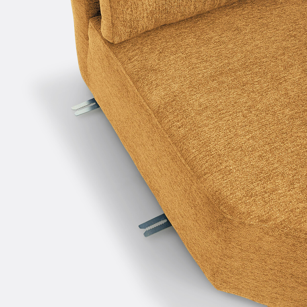 LA REDOUTE INTERIORS<br>Sofá de canto modular em tecido texturizado, Monica