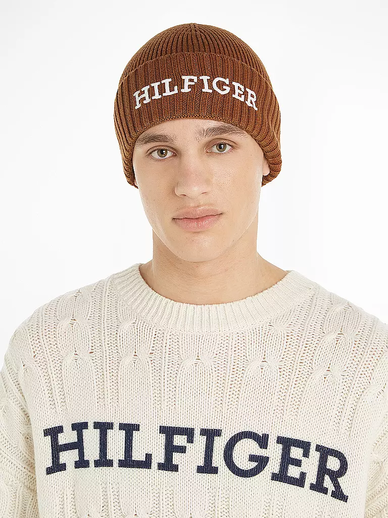 TOMMY HILFIGER Mütze - Haube camel