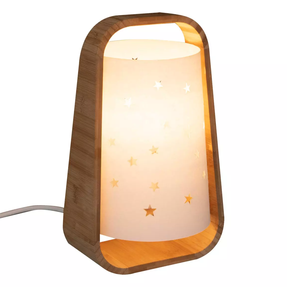 Lampe à poser enfant (H26.5 cm) Etoile Blanche