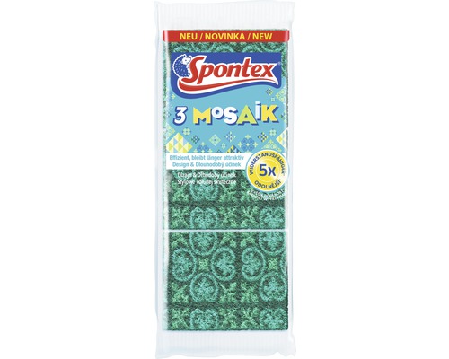 Spontex Reinigingsspons Mozaïek 3 stuks