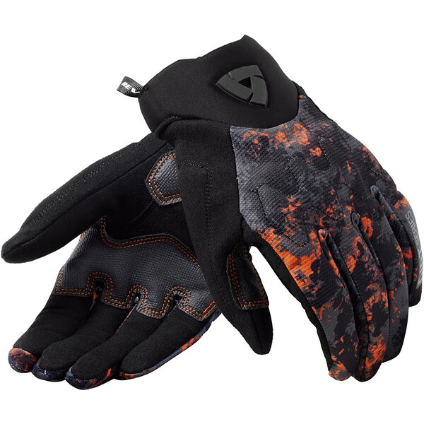 Rev'it - Gants Continent Windblocker Noir / Orange