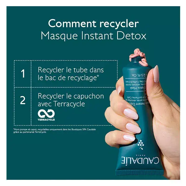 Máscara Detox Instantânea Caudalie 75 ml