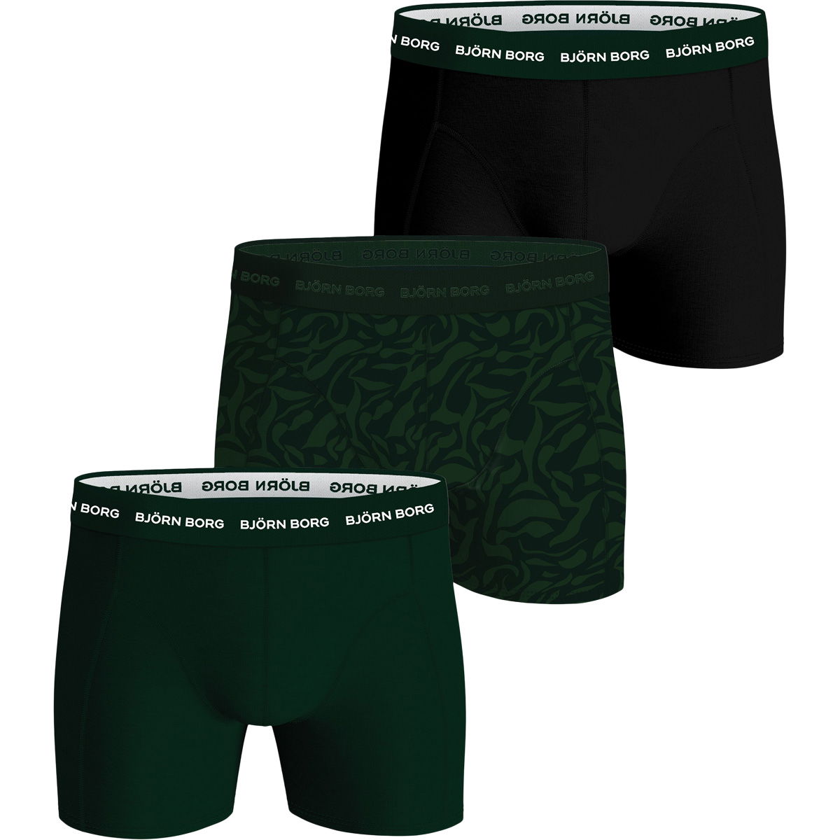 Björn Borg Cotton Stretch 3-Pak Boxershorts Herre