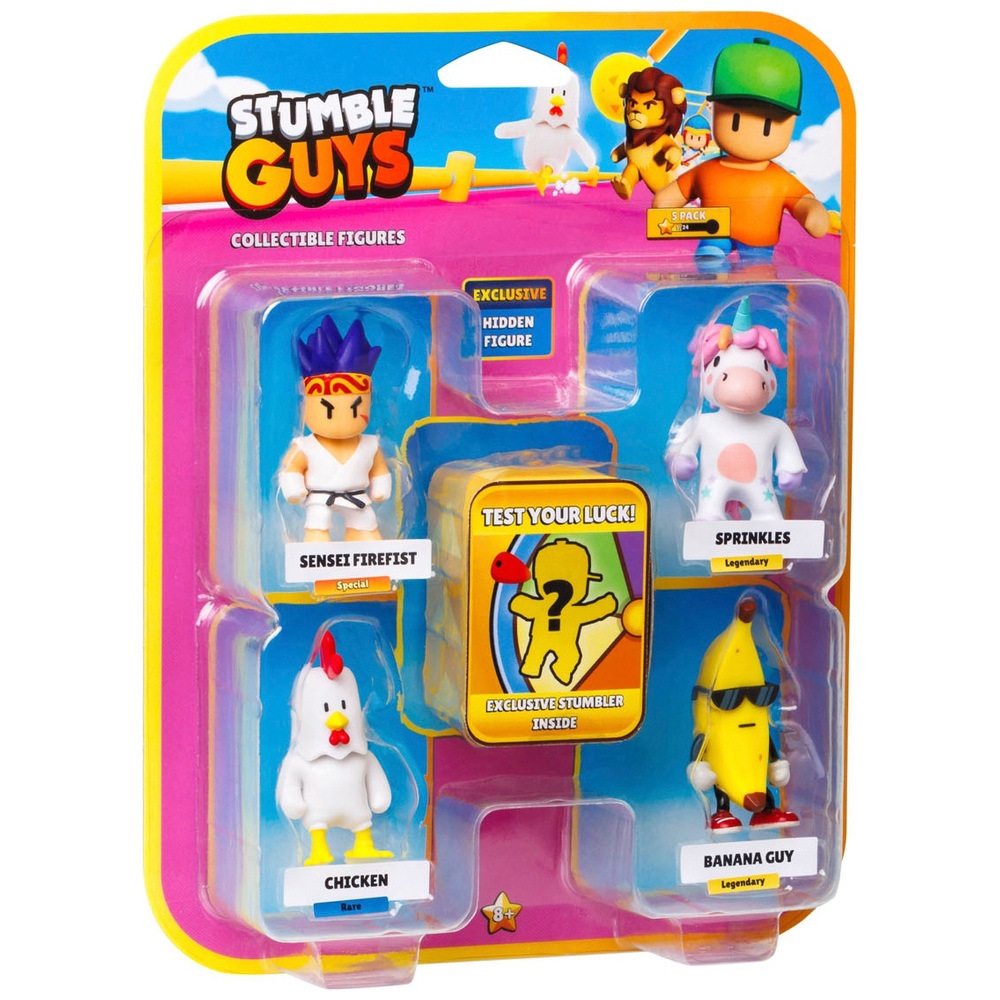 Stumble Guys 5cm Sammelfiguren 5er-Pack