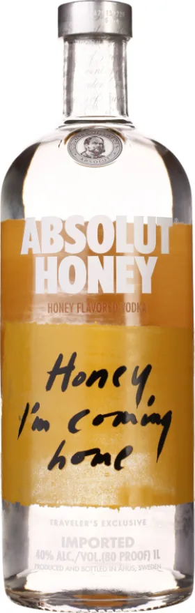 ABSOLUT HONEY 1LTR