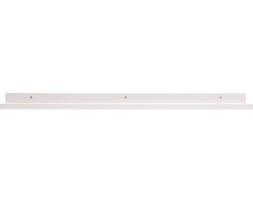 Wandplank schilderijlijst wit 117 cm