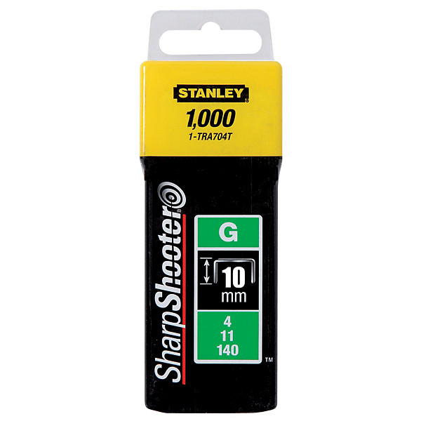 1000 agrafes type G 10 mm Stanley TRA706T