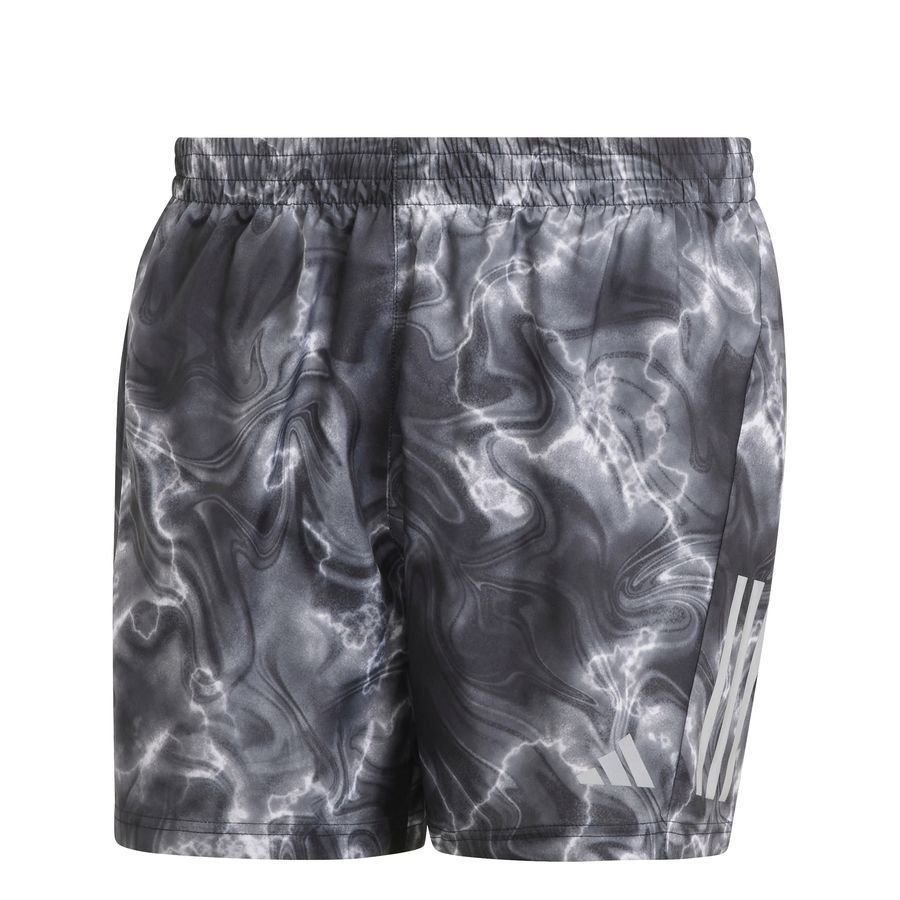adidas Short Running Own The Run AOP - Noir/Blanc/Grey Six