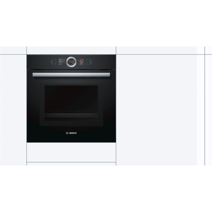 Bosch Kompaktbackofen mit Mikrowellenfunktion HMG6764B1