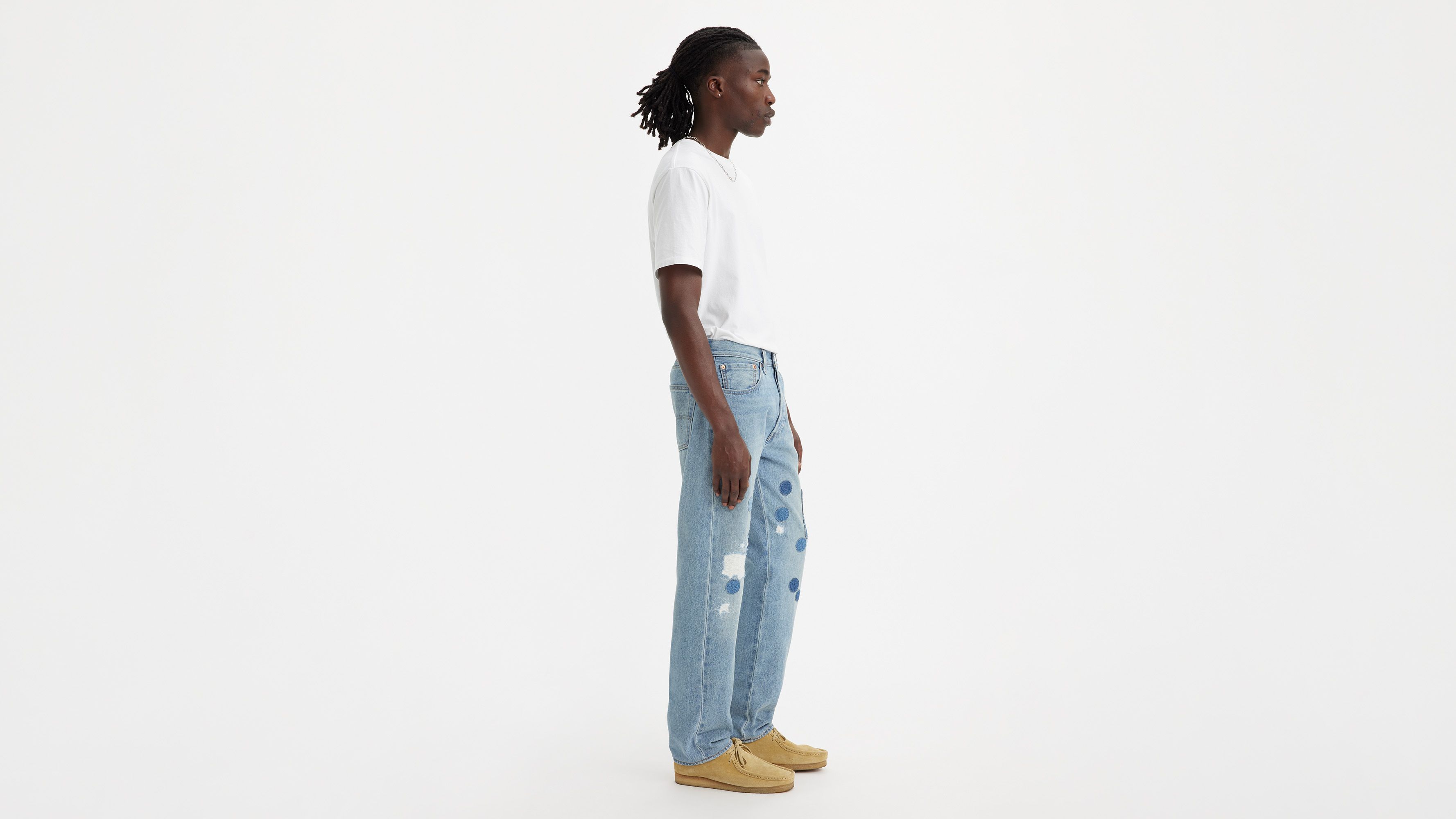 Levi's® jean 501® Original - Chateau Destructed - Bleu