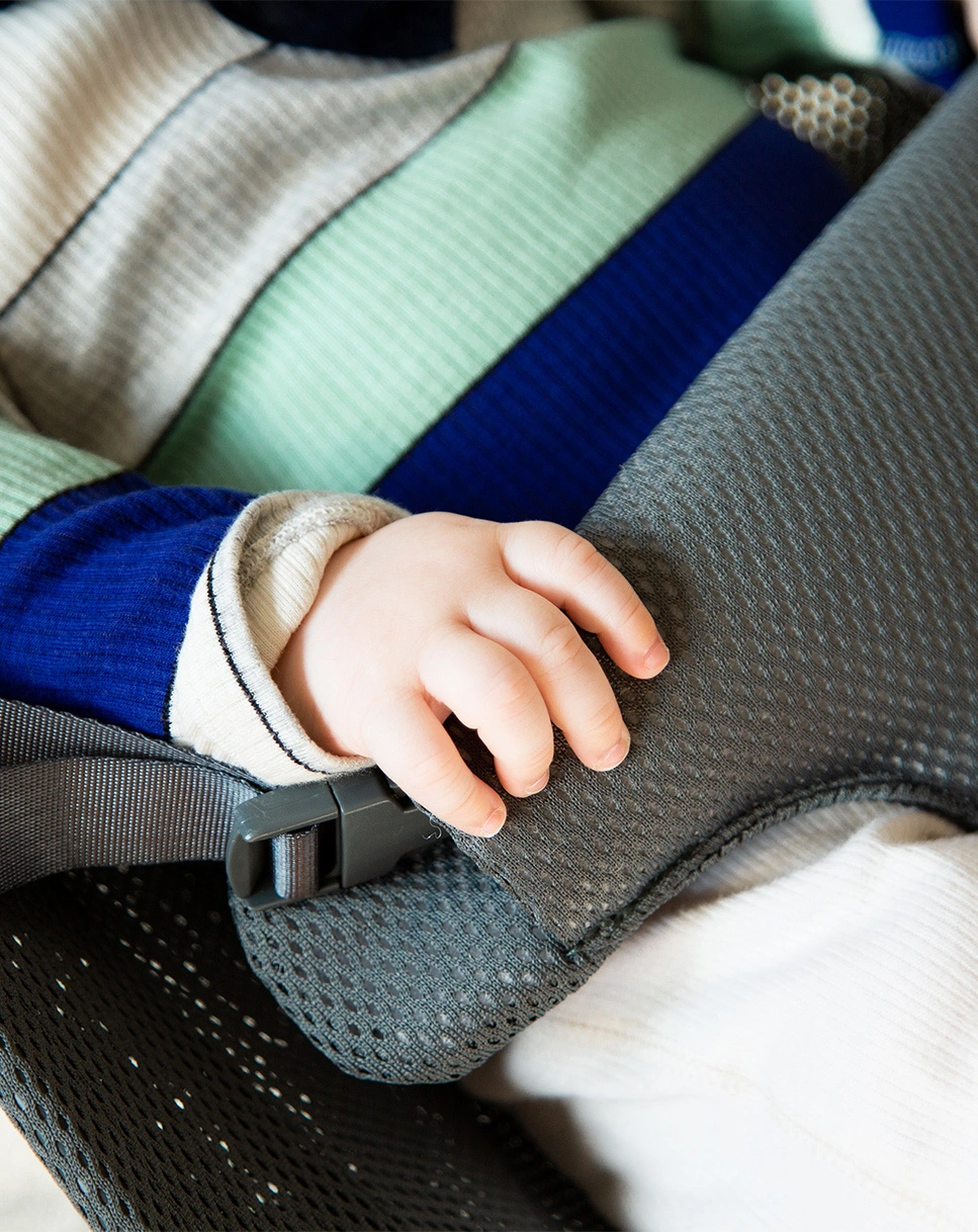 Babywippe EVOLUX MESH in natur/anthrazit