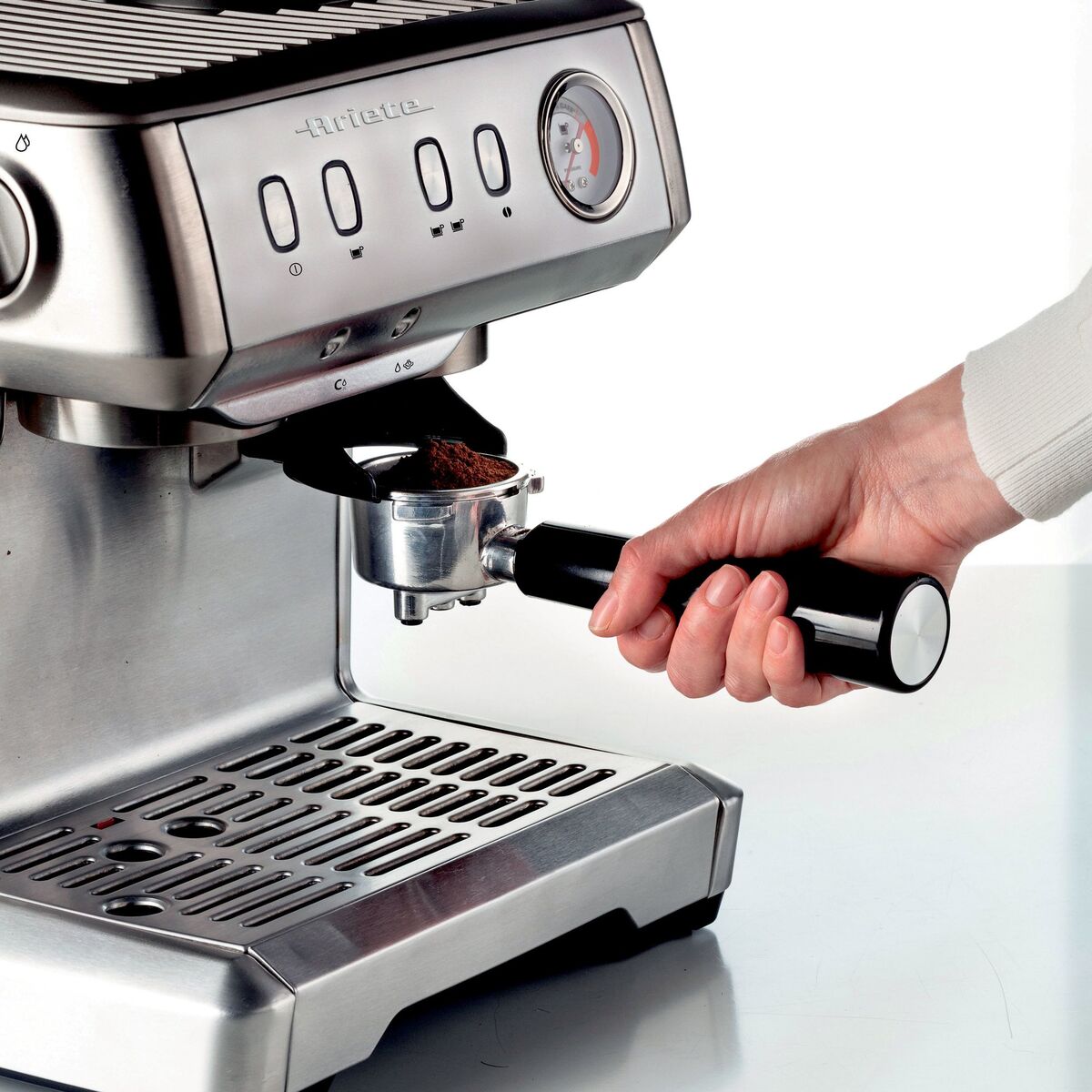 Espressomaskin med grinder
