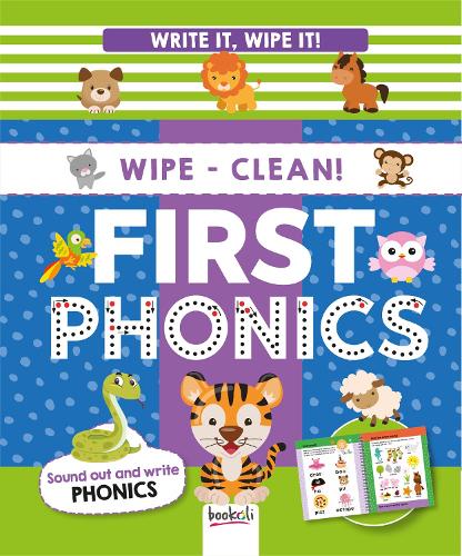 First Phonics: Write It, Wipe It! - Write It, Wipe It Spiral (Multiple items, part(s) enclosed)