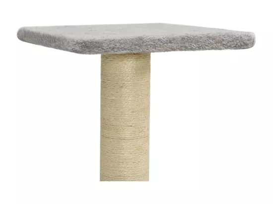 Arbre à chat avec griffoirs en sisal gris clair 118,5 cm