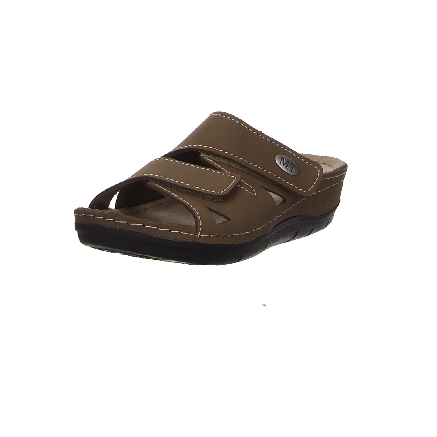 Marco Tozzi Pantolette taupe grau